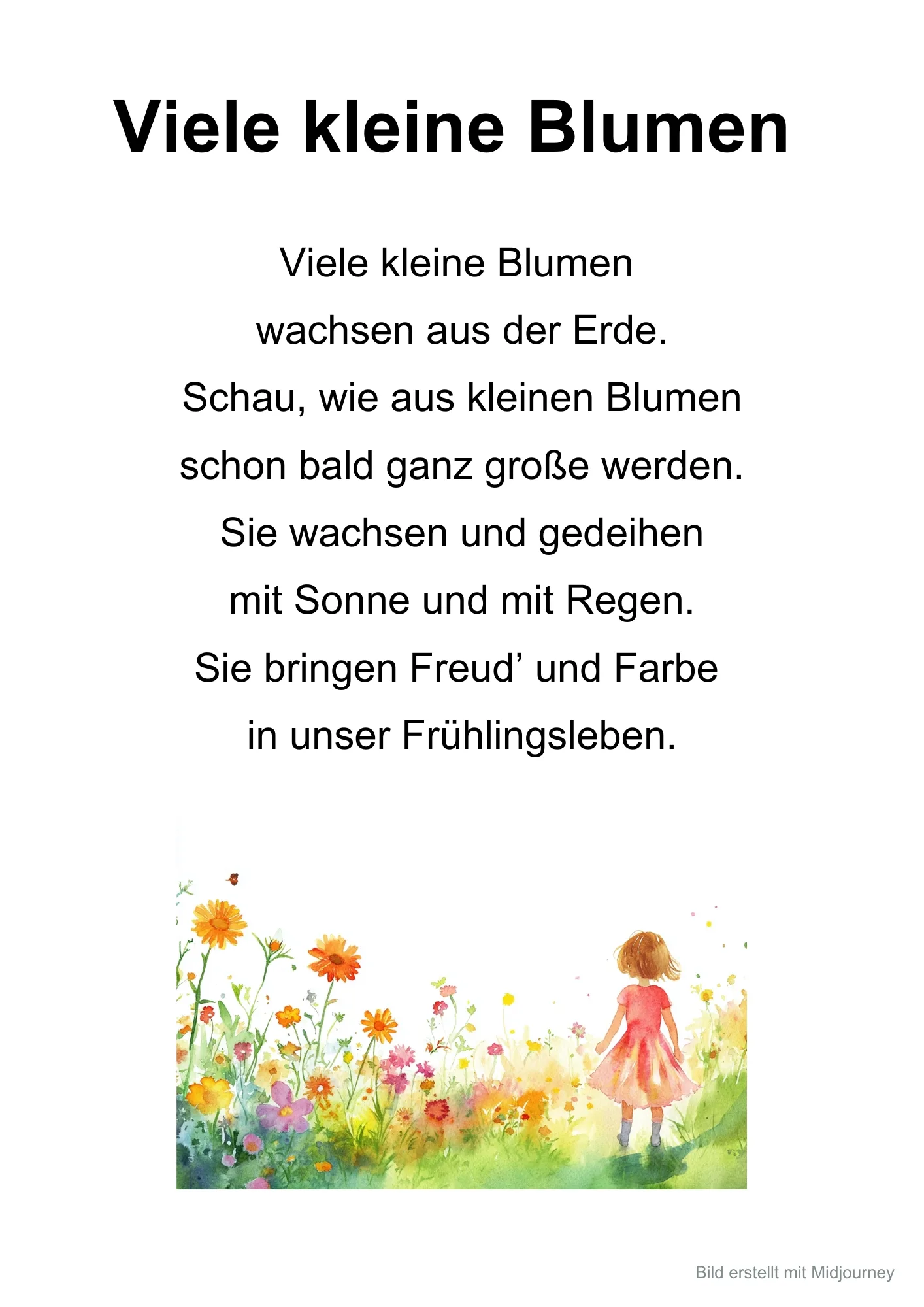 Frühlingsgedichte Für Grundschüler