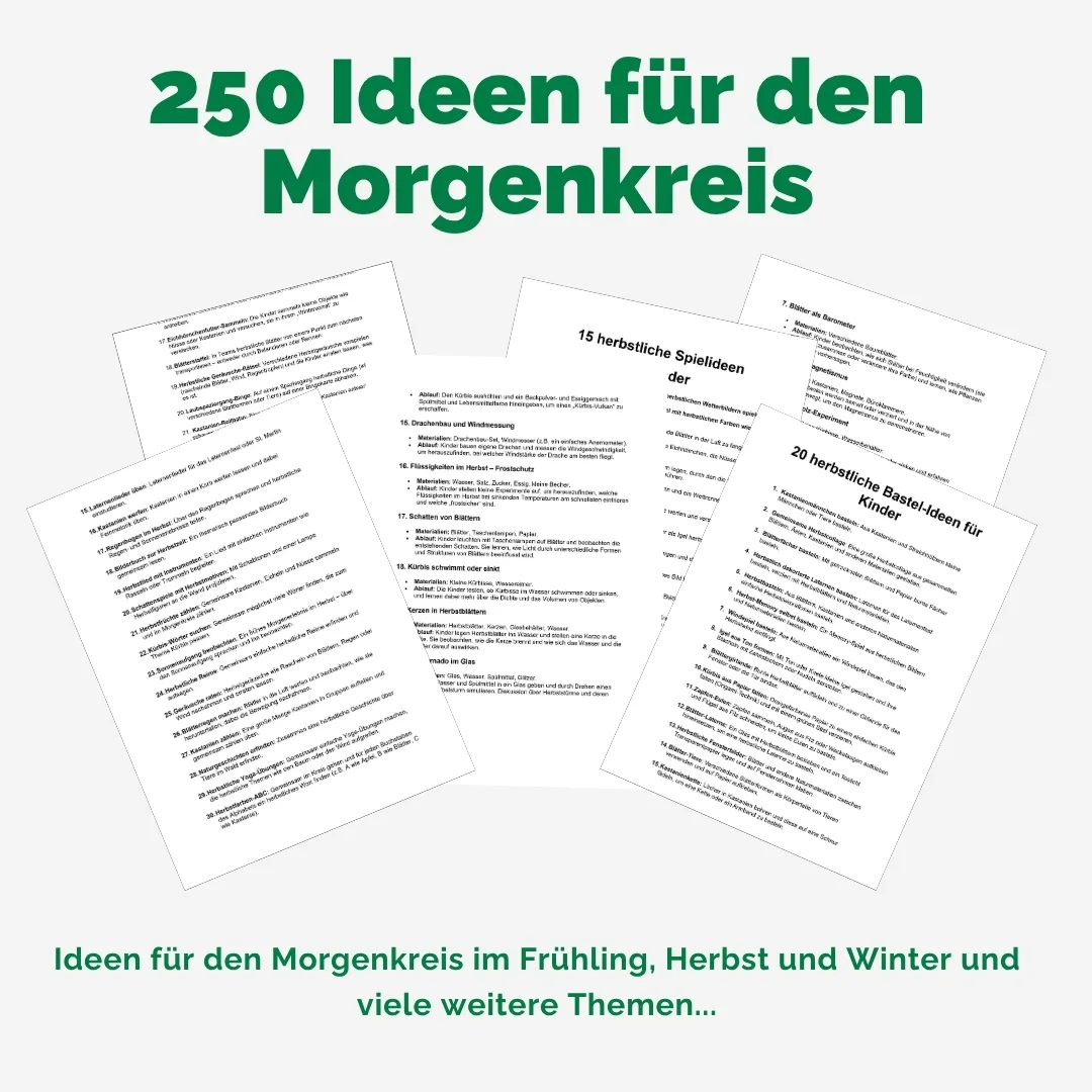 Lieder Für Den Morgenkreis Im Kindergarten